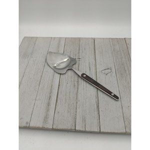 Vintage Stainless Steel Cheese Plane Slicer -Meat Knife - Planer Wood Handle #3